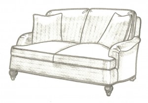 The Cordell Sofa, Loveseat, or Club Chair
