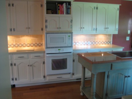 Kitchen Makeover, After, with Custom Island
