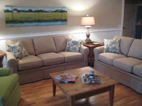 Our Timeless Sofa Frame at 36" deep offers comfortable seating without crowding the room,