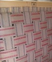 Sofa springs are supported by woven webbing