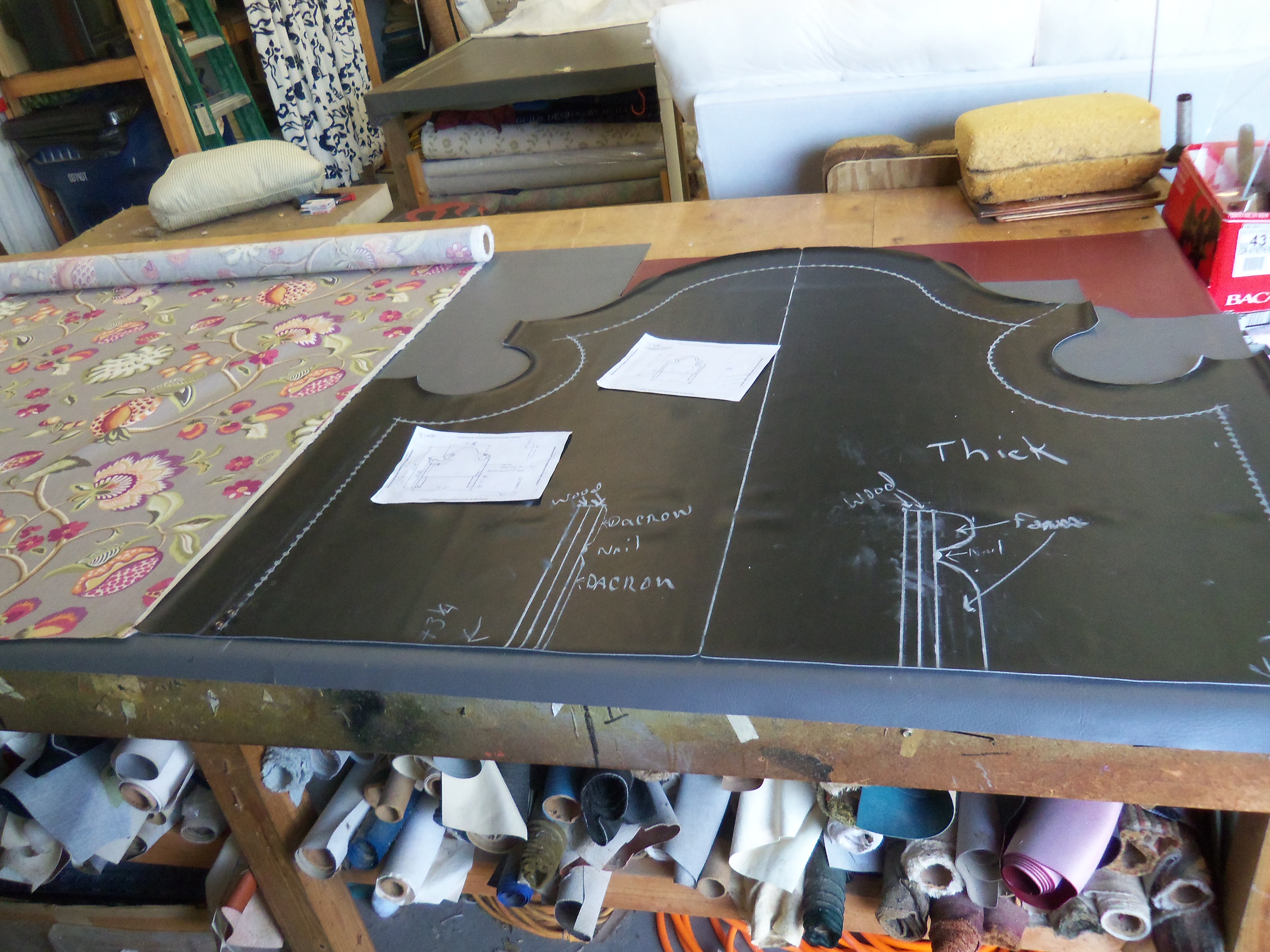 Custom Regency Headboard Pattern