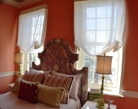 London Shades and Regency Headboard